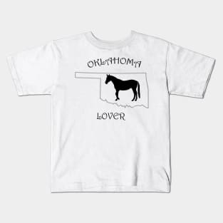 Oklahoma Horse Lover Gifts Kids T-Shirt